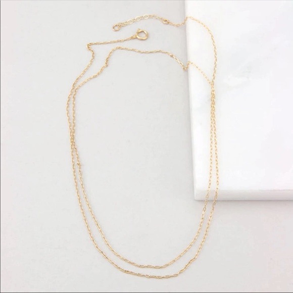 NWT Gold Layered Choker Necklace - Picture 2 of 4